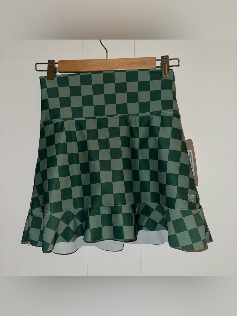 🆕 NWT Albion Green Check Swim Skirt
